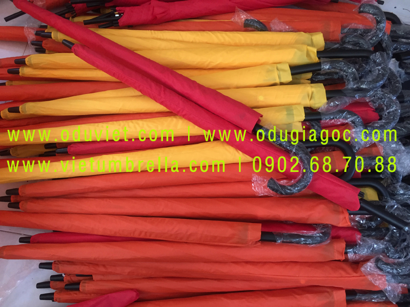 xưởng sản xuất ô dù cầm tay in logo quảng cáo